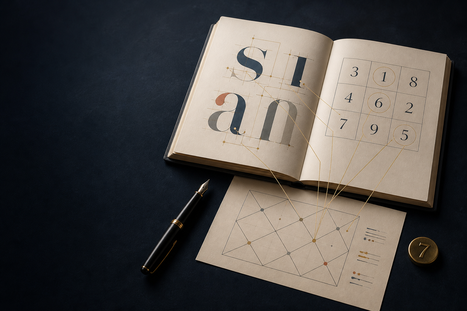 Name and number alignment checked against your chart